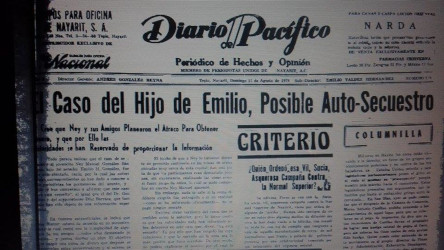 Sublime a&ntilde;oranza: homenaje al Diario del Pac&iacute;fico